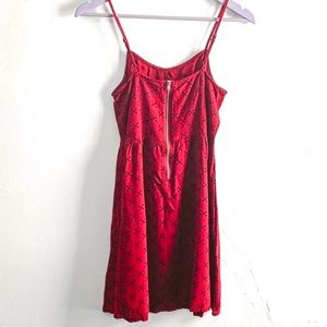 Divided Mini Dress with adjustable straps